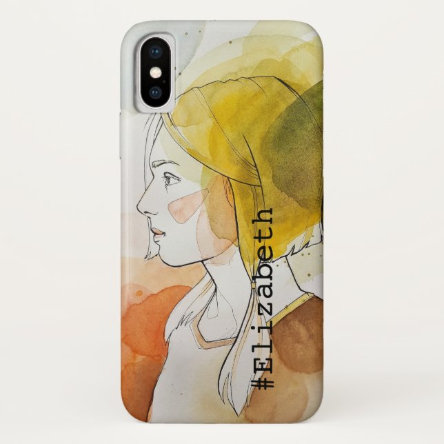 Personalisierter Text- und Bildbenutzerdefinierter Case-Mate iPhone Hülle (Rückseite)