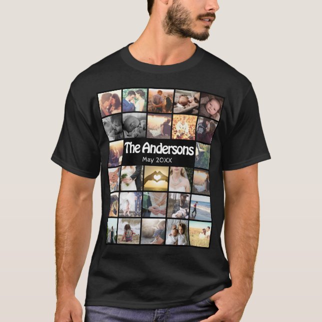 Personalisierter Text und Bilder T-Shirt (Vorderseite)
