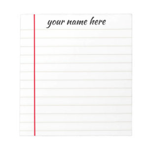 Personalisierter Textepad Notizblock