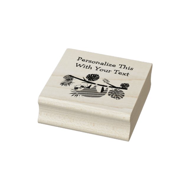 Personalisierter Textspass Gummistempel (Stempel)