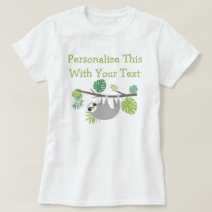 Personalisierter Textspass T-Shirt