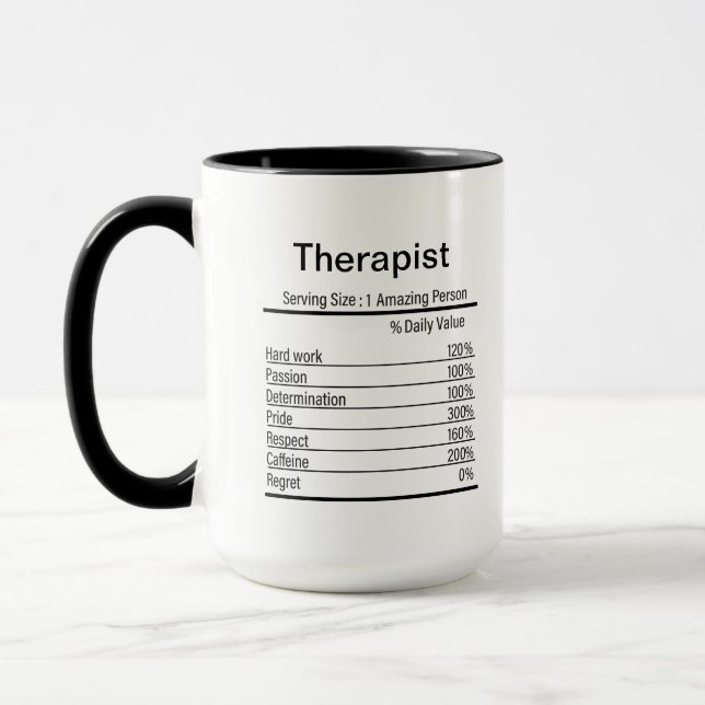 Personalisierter Therapeut Ernährung Fakten, Zwei- Tasse (Links)