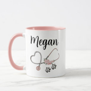 Personalisierter Tierarzthelfer-Becher Individue Tasse