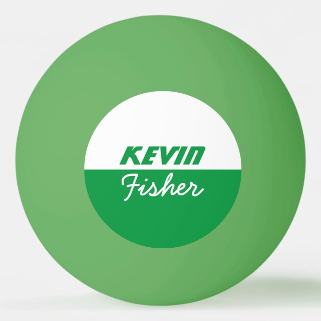 personalisierter Tischtennisball (Vorderseite)