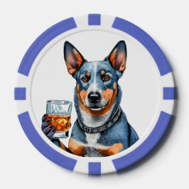 Personalisierter Top Dog Composite Poker Chips
