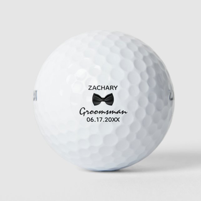 Personalisierter Trauzeuge Golfball (Vorderseite)