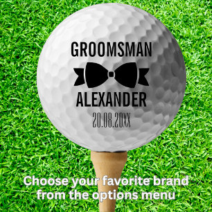 Personalisierter Trauzeuge Golfball