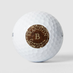 Personalisierter Trauzeuge Golfball