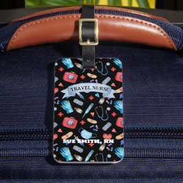 Personalisierter Travel Nurse Arbeitspassetag Gepäckanhänger