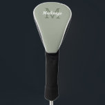 Personalisierter Treiber für den Monogram-Namen  Golf Headcover<br><div class="desc">Personalisierte Mit Monogramm Golf Club Driver Cover mit Name und Initial Letter in einer modernen und einzigartigen Schriftart-Kombination in hellbeige-weiß mit einem subtilen und raffinierten femininen Look. Custom Driver Covers sind großartige Geschenke für Mama,  Oma,  Ehefrau und Brautmädchen oder Ihre Freunde im Golfteam.</div>