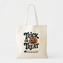 Personalisierter Trick oder Treat Candy Bag Pumpki Tragetasche