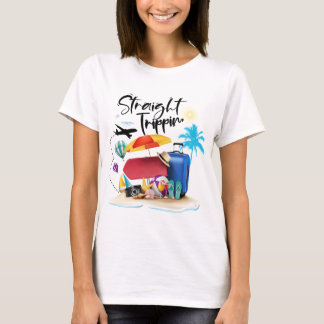 Personalisierter Trippin-Individueller Urlaub T-Shirt