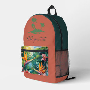 Personalisierter Tropenrucksack – Benutzerdefinier Bedruckter Rucksack