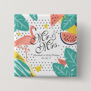 Personalisierter tropischer button