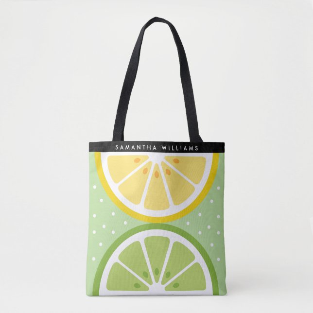 Personalisierter tropischer Fruchtsommer Tasche (Vorderseite)