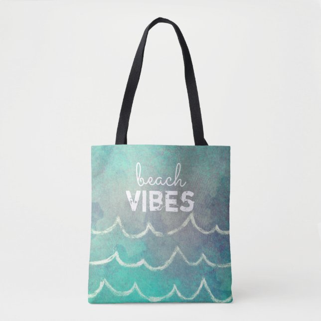 personalisierter, tropischer Tüte Ozeandesign Tasche (Vorderseite)