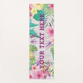 Personalisierter tropischer Yoga-Mat Yogamatte