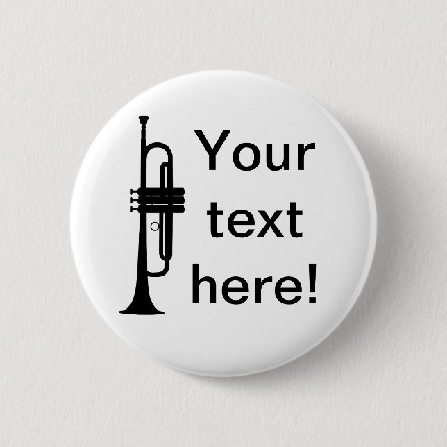 Personalisierter Trumpet Button (Vorderseite)