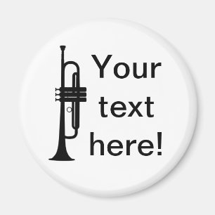 Personalisierter Trumpet Magnet