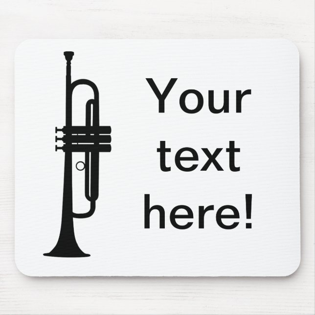 Personalisierter Trumpet Mousepad (Vorne)