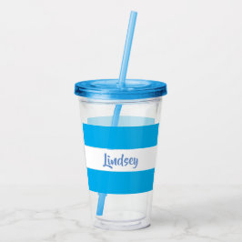 PERSONALISIERTER TUMBLER ACRYLTRINKBECHER