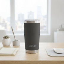 Personalisierter Tumbler mit Namen, individueller