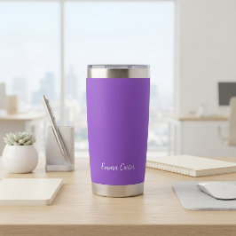 Personalisierter Tumbler mit Namen, individueller Thermobecher