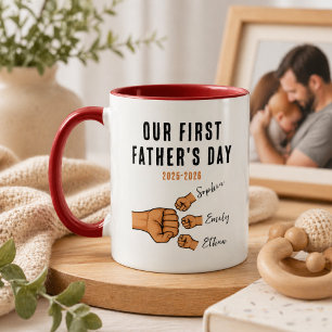 Personalisierter Unser erster Vatertag-Becher   Ne Tasse