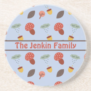 Personalisierter Untersetzer Herbst