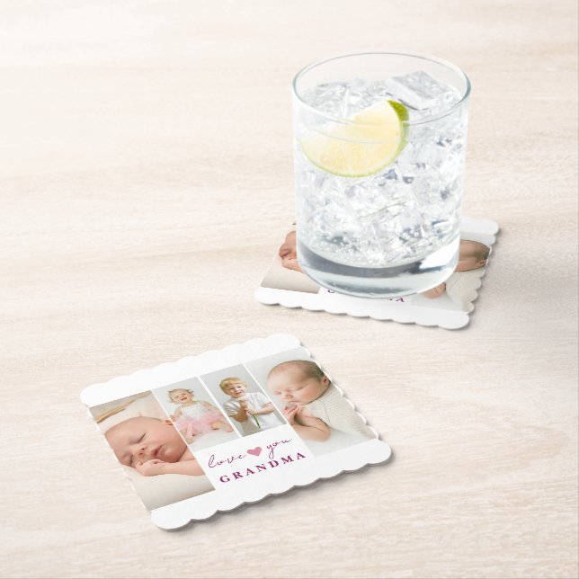 Personalisierter Untersetzer "Liebe You Oma" (Vor Ort)