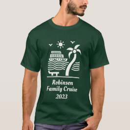Personalisierter Urlaub für Familien T-Shirt
