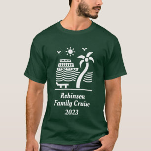Personalisierter Urlaub für Familien T-Shirt
