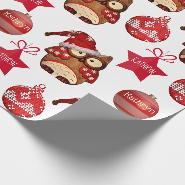 Personalisierter Urlaub Geschenkpapier (Ecke)