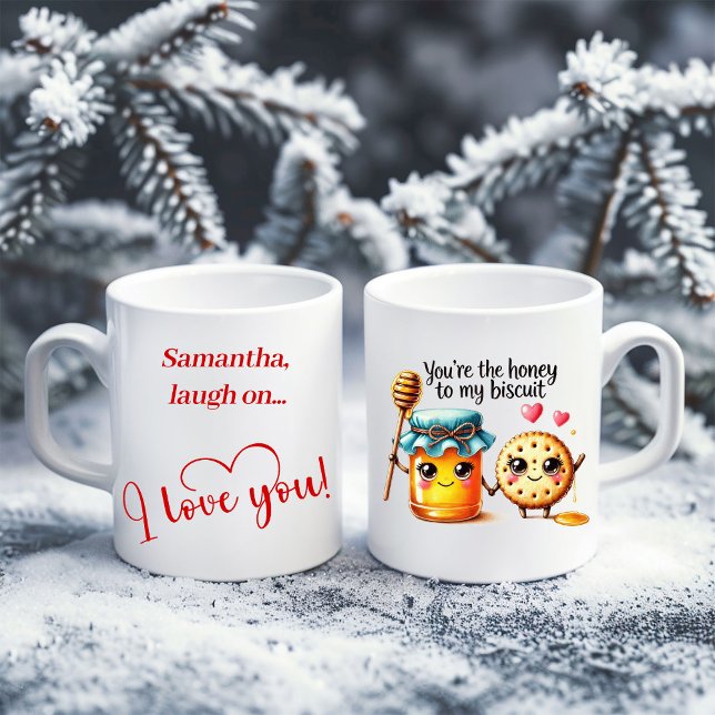 Personalisierter Valentinstag-Becher Lustiges Esse Kaffeetasse (Personalized Valentine Mug Funny Food Best Gift)