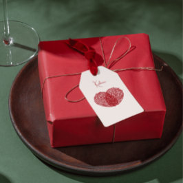Personalisierter Valentinstag Geschenkanhänger