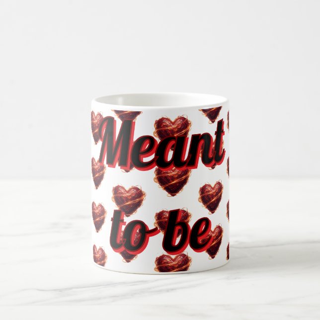 Personalisierter Valentinstag-Kaffeebecher Kaffeetasse (Mittel)