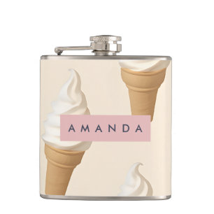 Personalisierter Vanilla Club Flachmann