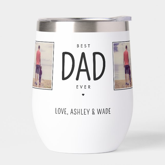 Personalisierter Vater 4 Fotos Bester Vater je Mod (Links)