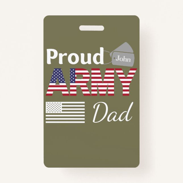 Personalisierter Vater der Proud-Armee Ausweis (Vorderseite)