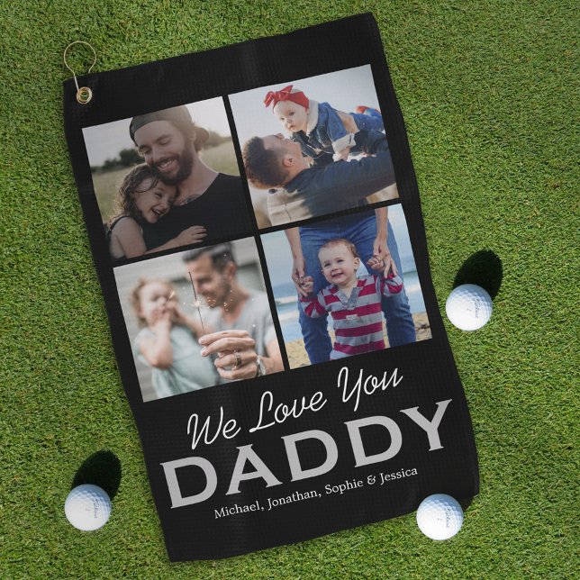 Personalisierter Vater Foto Golfhandtuch (Von Creator hochgeladen)