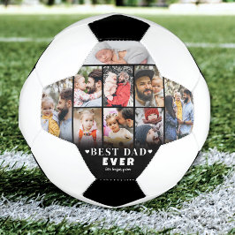 Personalisierter Vater FotoCollage Fußball