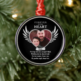 Personalisierter Vater Memorial Beileid Gift Ornament Aus Metall