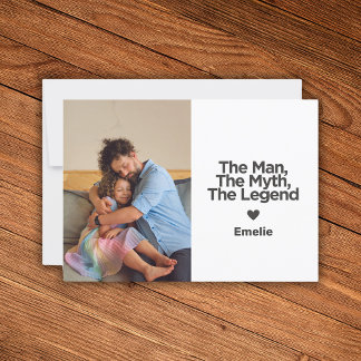 Personalisierter Vater mit einfachem und süßem Ang Karte