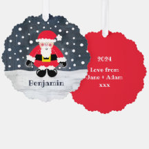 Personalisierter Vater Weihnachten Weihnachtsmann