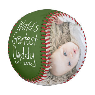 Personalisierter Vatertag Baseball