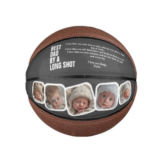 Personalisierter Vatertag Bester Vater mit großem  Mini Basketball