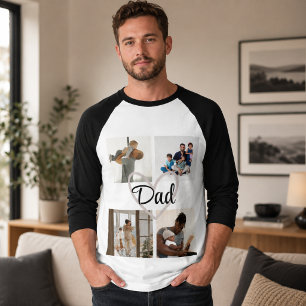 Personalisierter Vatertag – Superheld Papa T-Shirt