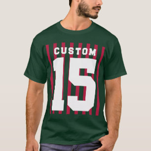 Personalisierter Vereinsmannschaftsname Nummer T-Shirt