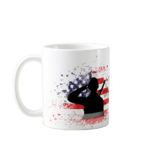 Personalisierter Veterans Day Becher mit individue