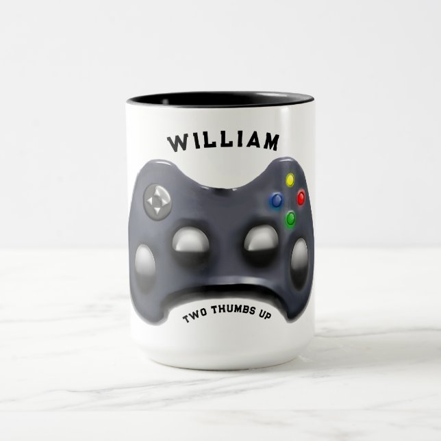 Personalisierter VideoGamer Tasse (Zentrum)